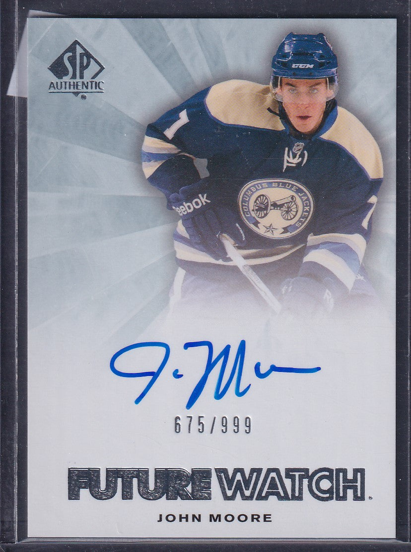 JOHN MOORE - 2011 SP Authentic Future Watch Auto #250, /999