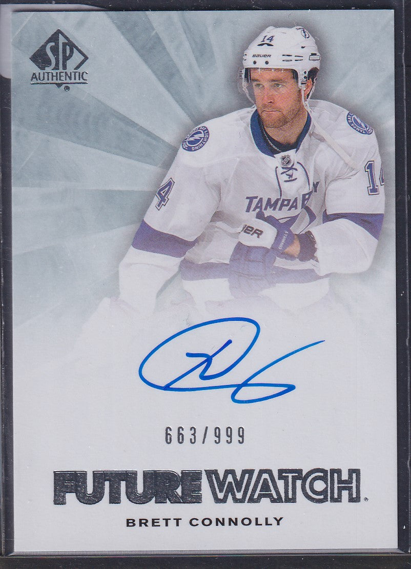 BRETT CONNOLLY - 2011 SP Authentic Future Watch Auto #240, /999
