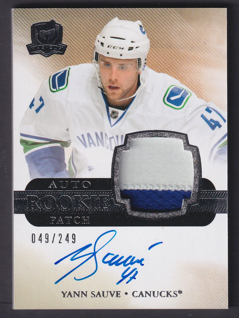 YANN SAUVE - 2011 The Cup Rookie Auto Patch #148, /249