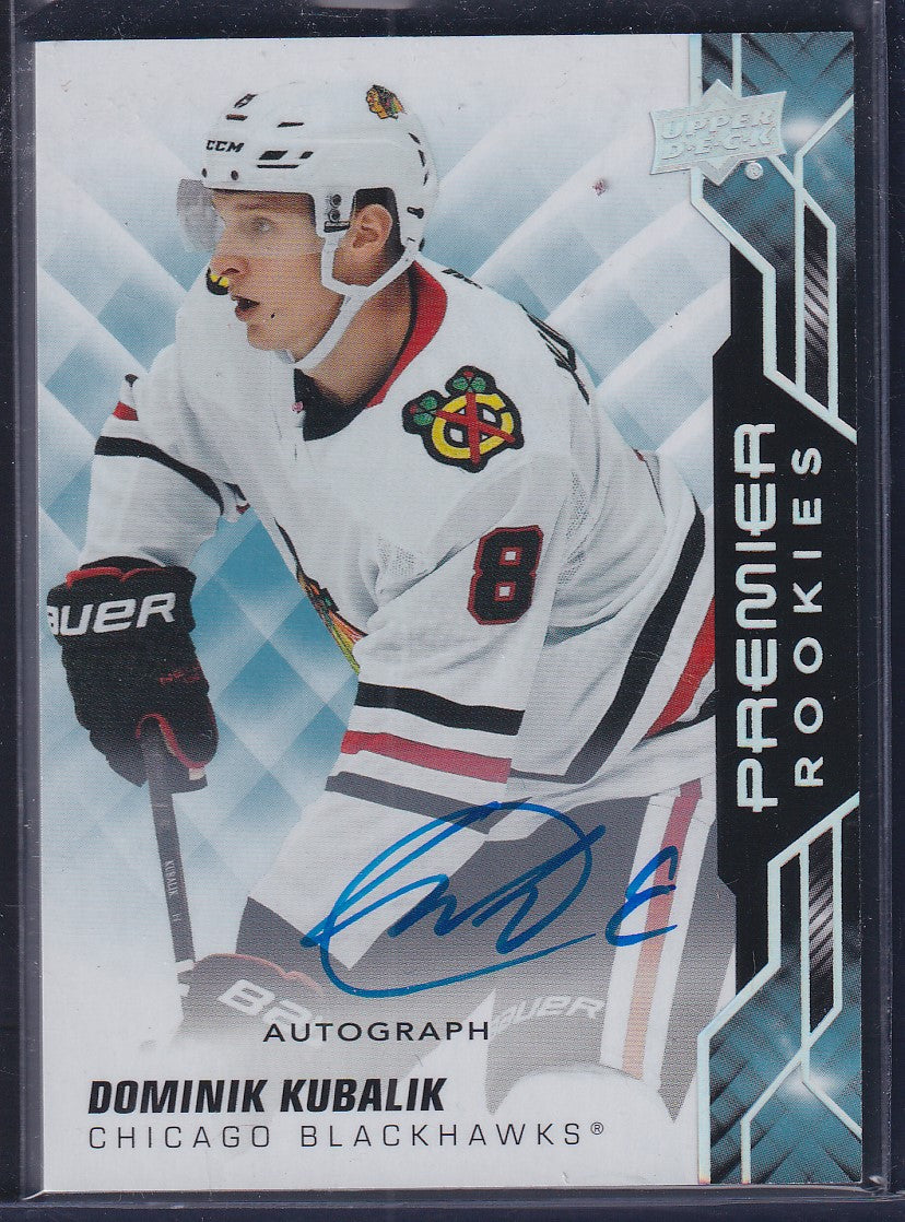 DOMINIK KUBALIK - 2019 Upper Deck Premier Rookies Auto #56
