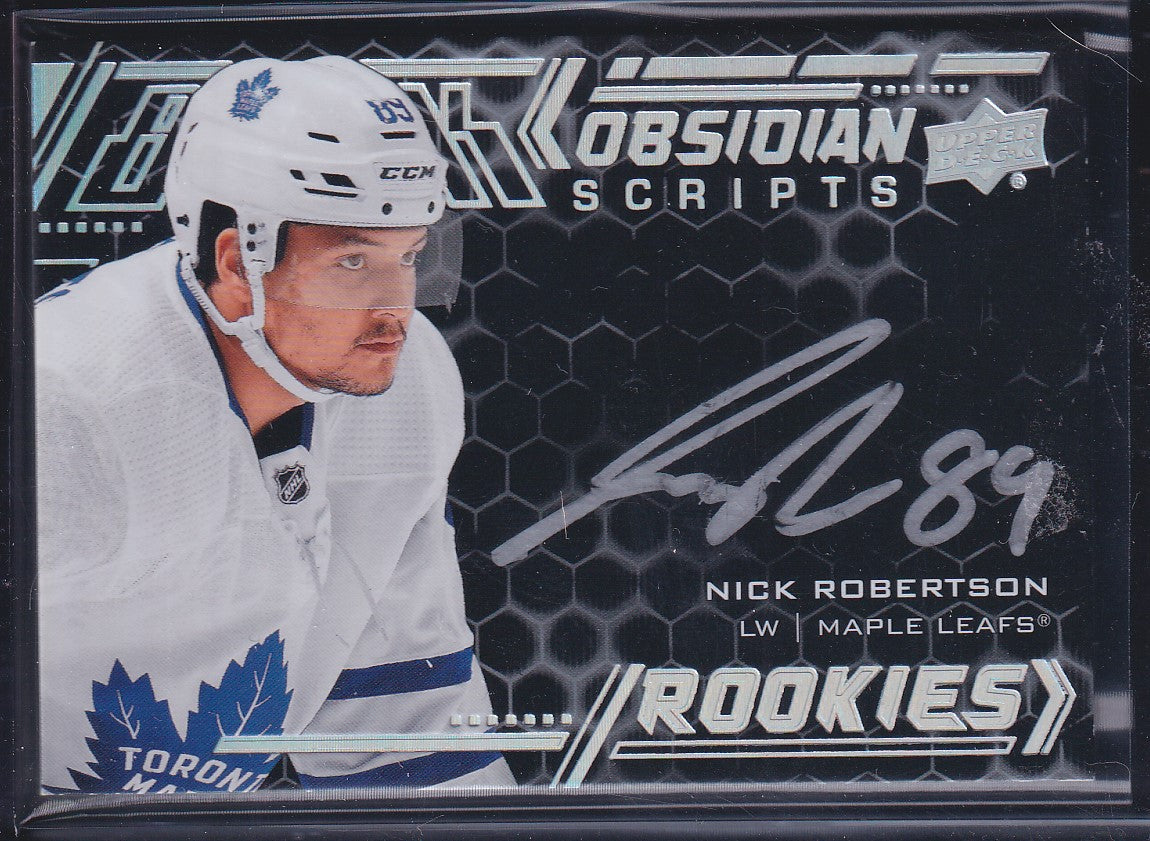 NICK ROBERTSON - 2020 Black Obsidian Scripts Auto #ORS-NR