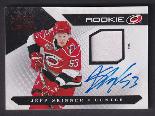 JEFF SKINNER - 2011 Panini Luxury Suite Rookie Auto Patch #129, /199