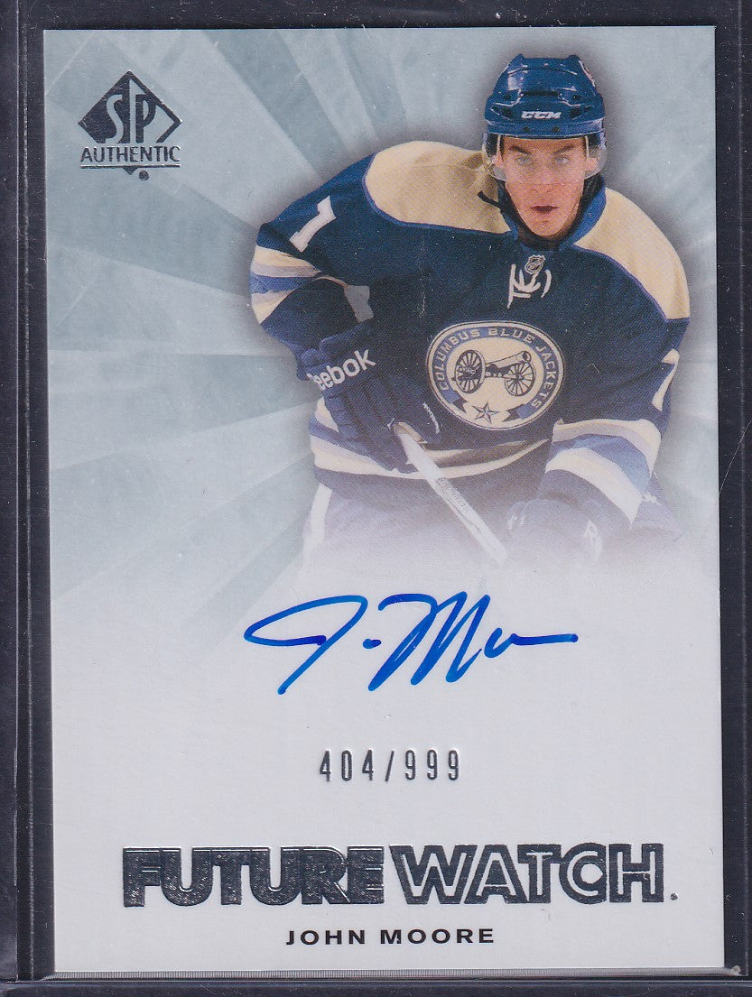 JOHN MOORE - 2011 SP Authentic Future Watch Auto #250, /999