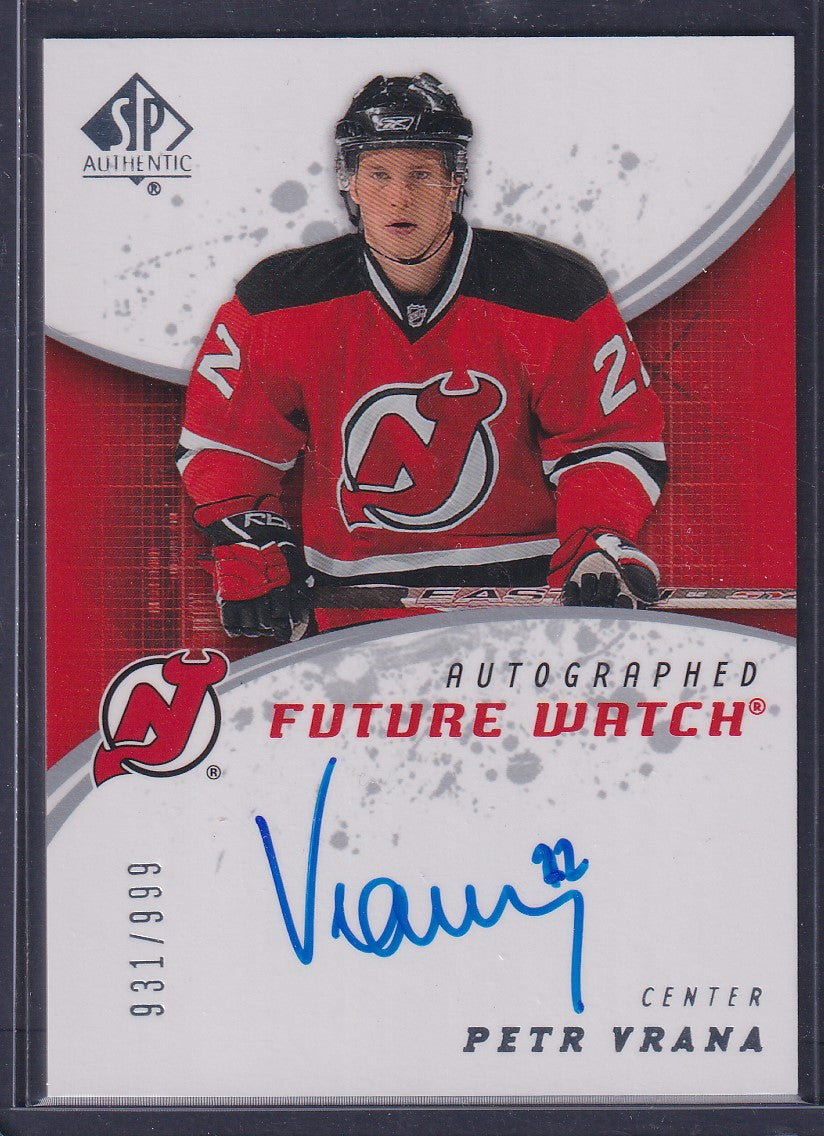 PETR VRANA - 2008 SP Authentic Future Watch Auto #202, /999