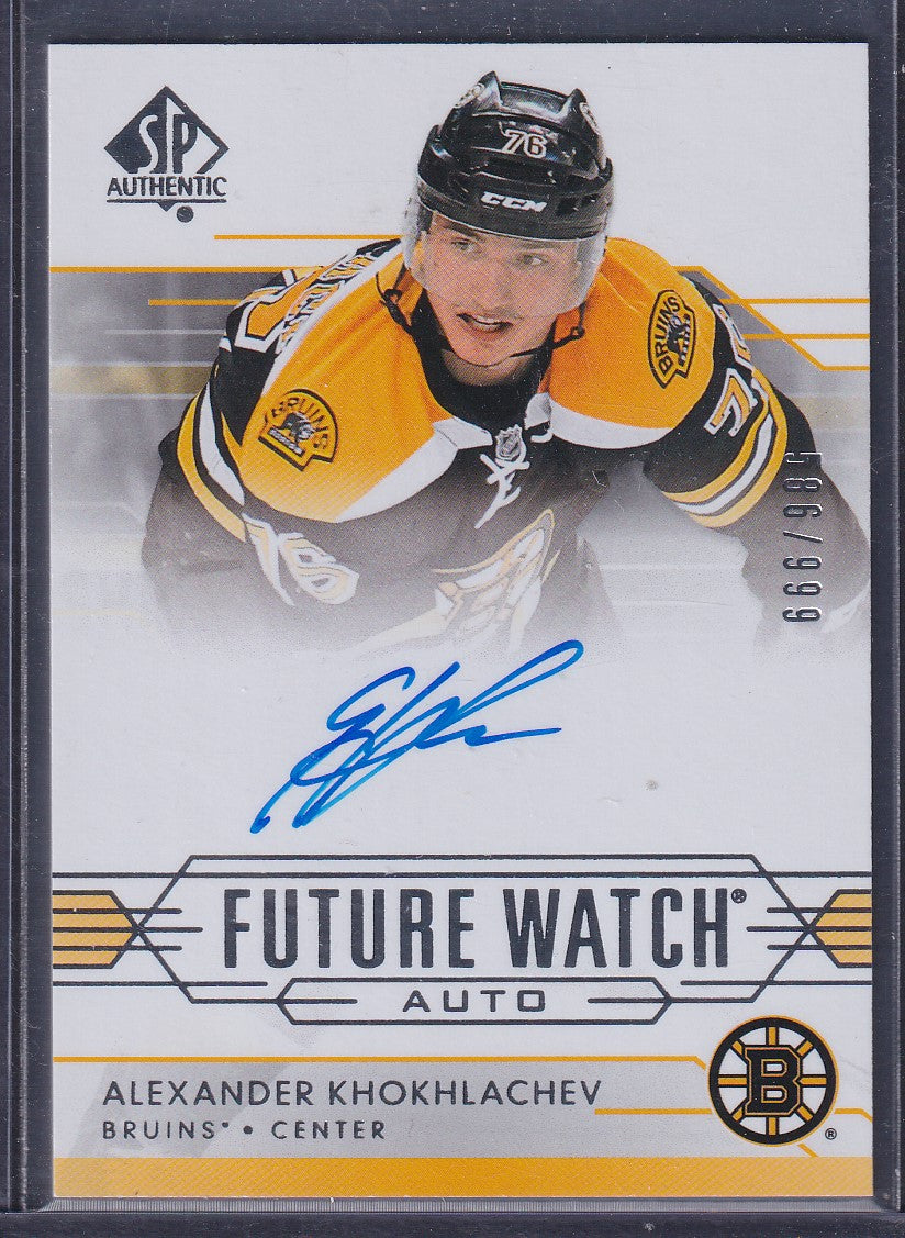 ALEXANDER KHOKHLACHEV - 2014 SP Authentic Future Watch Auto #304, /999