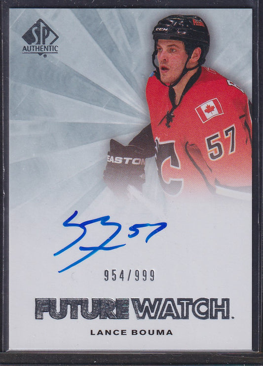 LANCE BOUMA - 2011 SP Authentic Future Watch Auto #276, /999