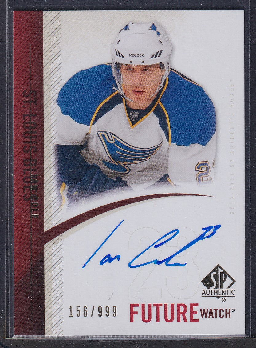 IAN COLE - 2010 SP Authentic Future Watch Auto #298, /999