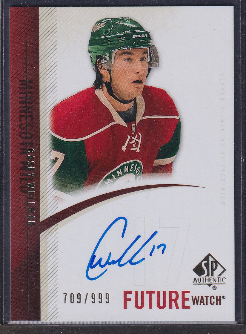CASEY WELLMAN - 2010 SP Authentic Future Watch Auto #276, /999