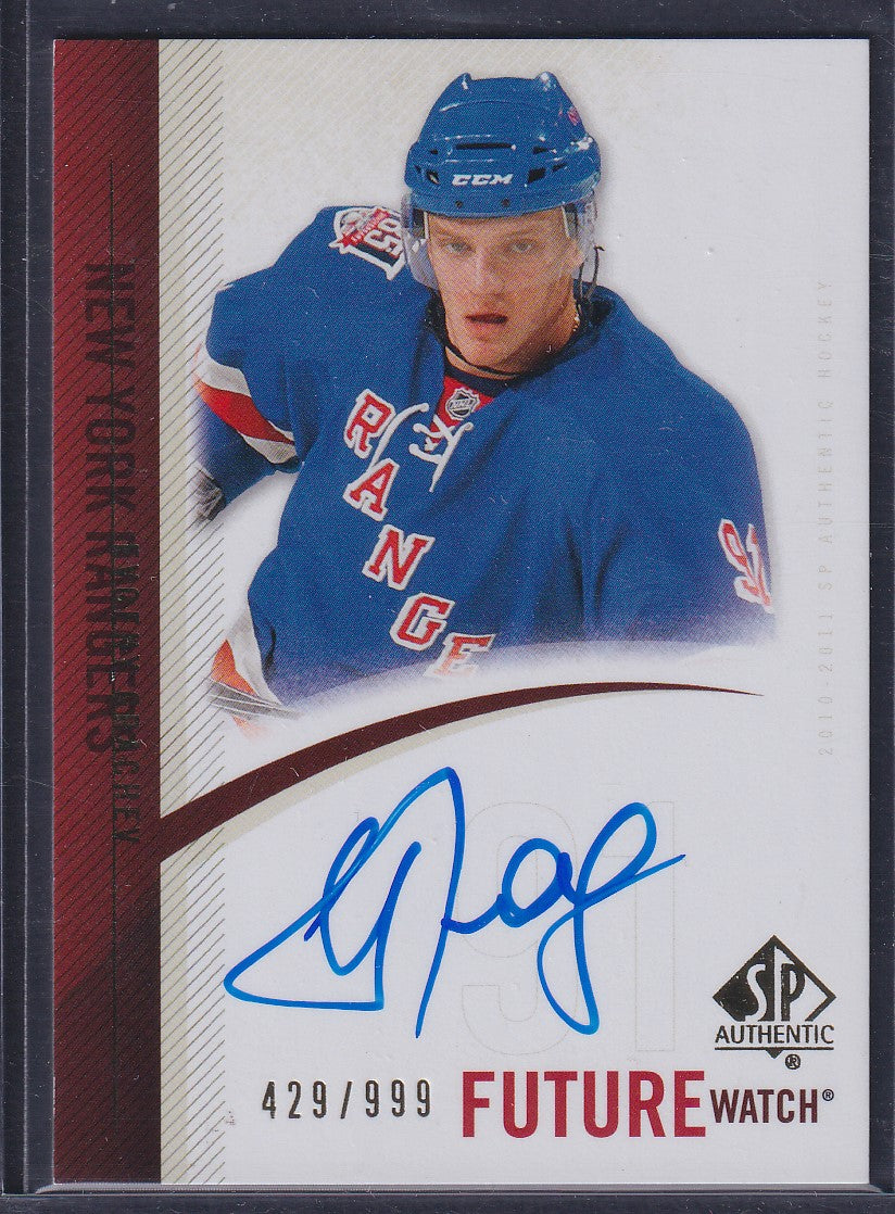 EVGENY GRACHEV - 2010 SP Authentic Future Watch Auto #263, /999