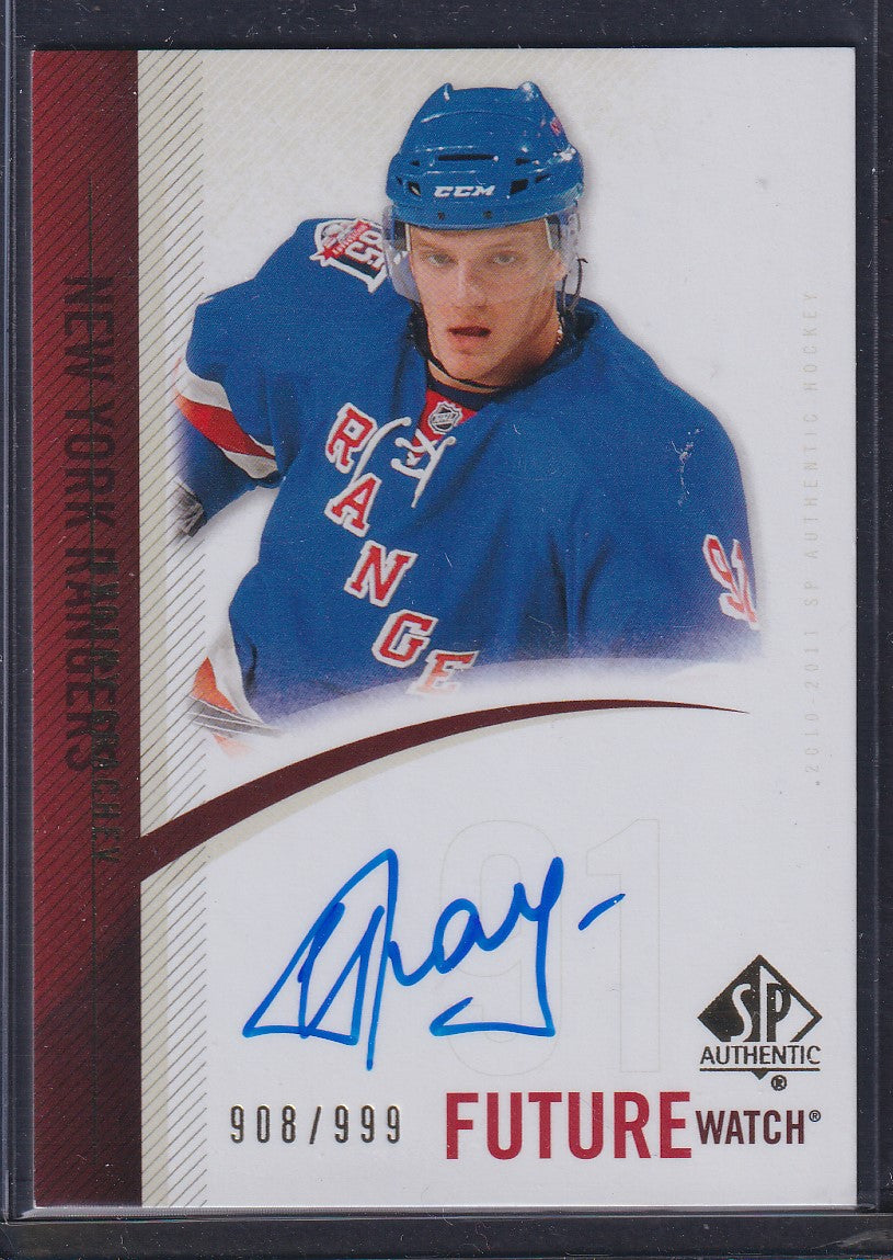 EVGENY GRACHEV - 2010 SP Authentic Future Watch Auto #263, /999