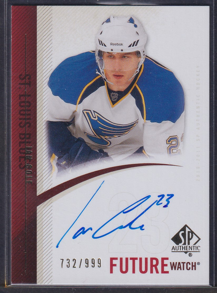 IAN COLE - 2010 SP Authentic Future Watch Auto #298, /999