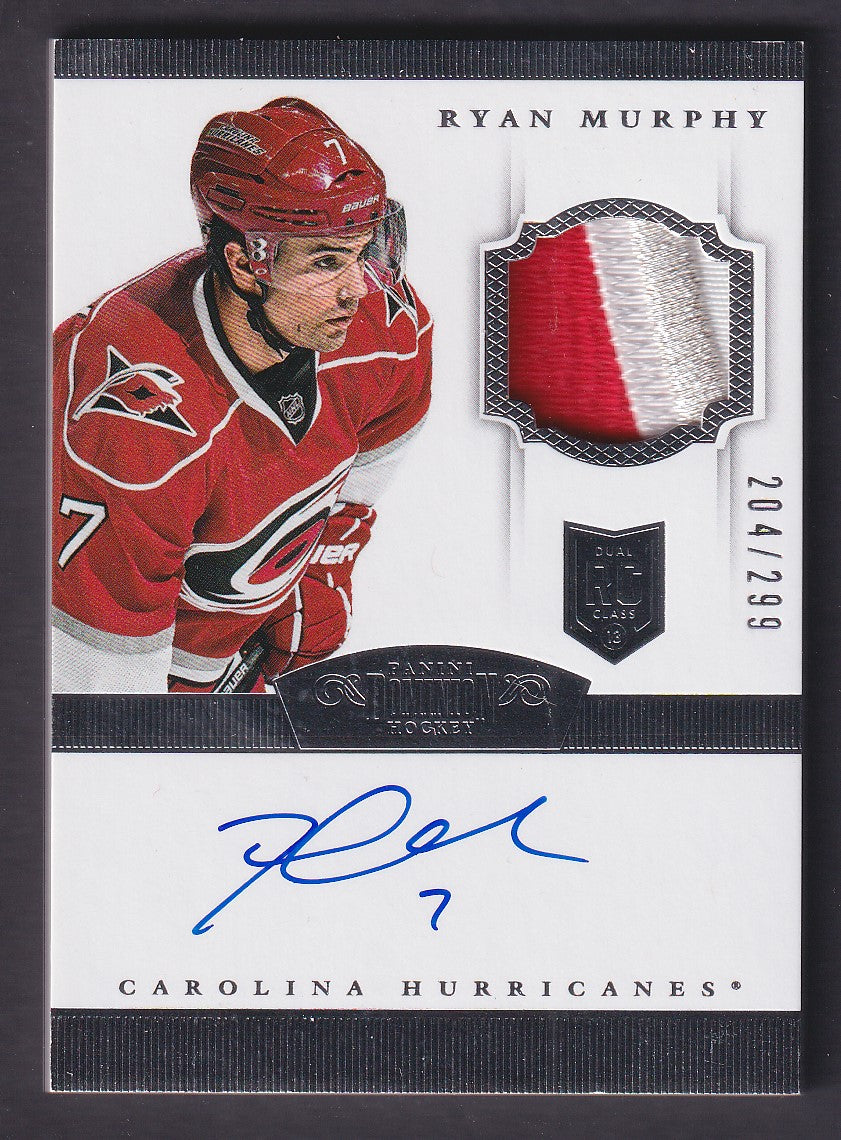 RYAN MURPHY - 2013 Panini Dominion Rookie Auto Patch #144, /299