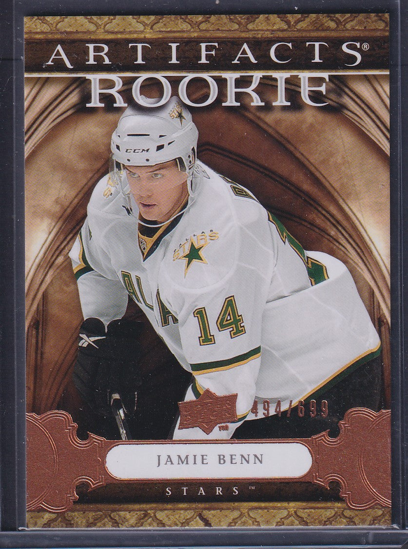 JAMIE BENN - 2009 Upper Deck Artifacts Rookie #221, /699