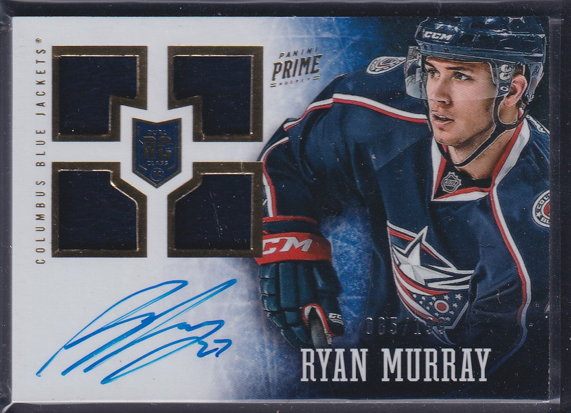 RYAN MURRAY - 2013 Panini Prime Rookie Auto Quad Patch #170, /199