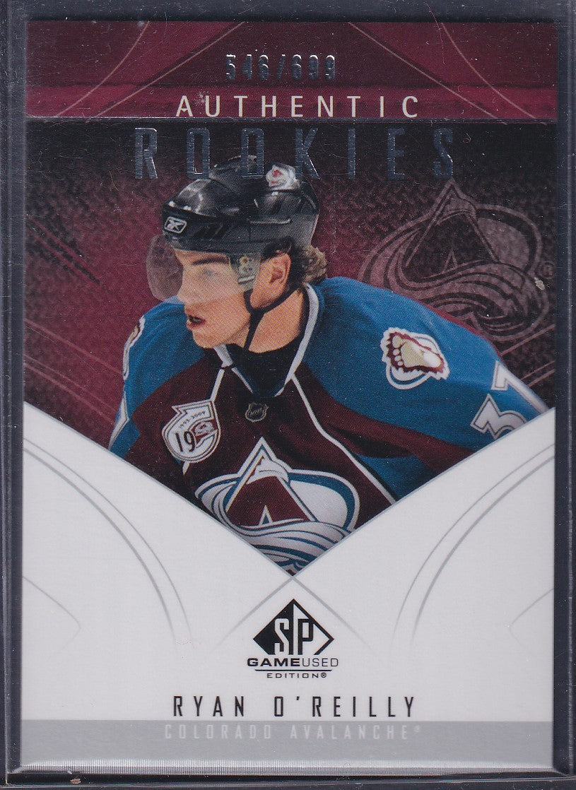 RYAN O'REILLY - 2009 Upper Deck SP Game Used Authentic Rookies #120, /699