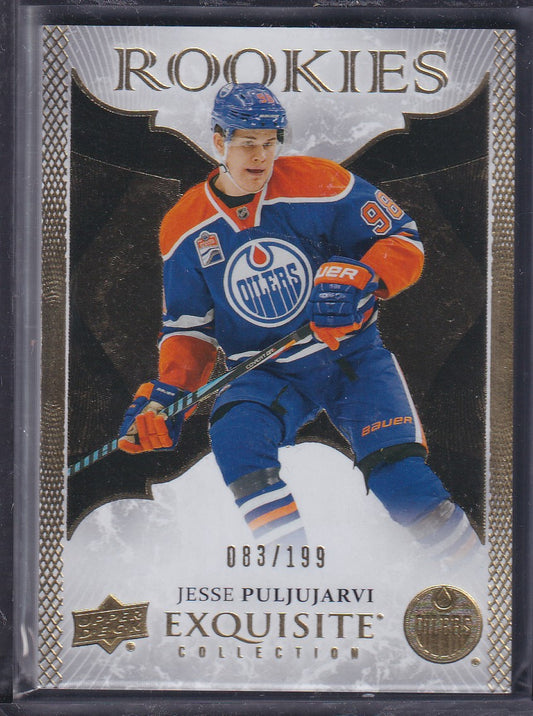 JESSE PULJUJARVI - 2016 Upper Deck Exquisite Rookies #R-27, /199