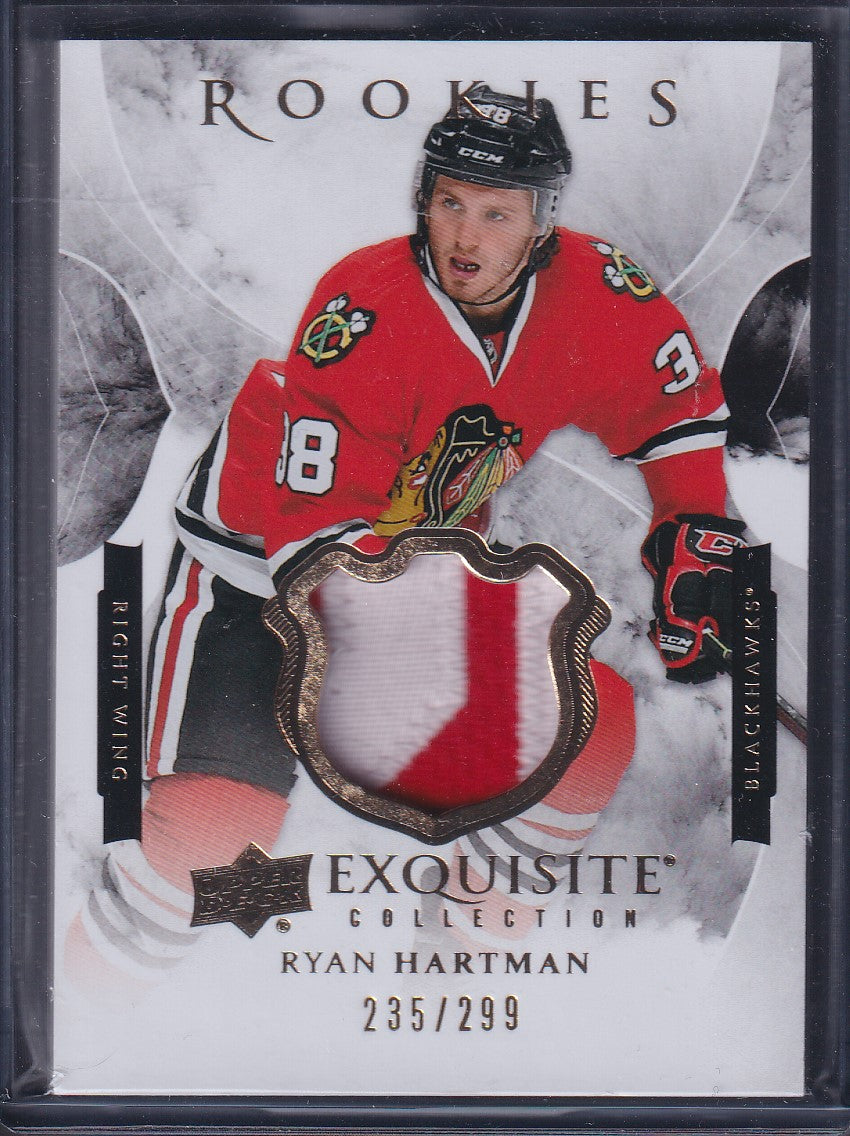 RYAN HARTMAN - 2015 Upper Deck Exquisite Rookies Patch #R-RH, /299