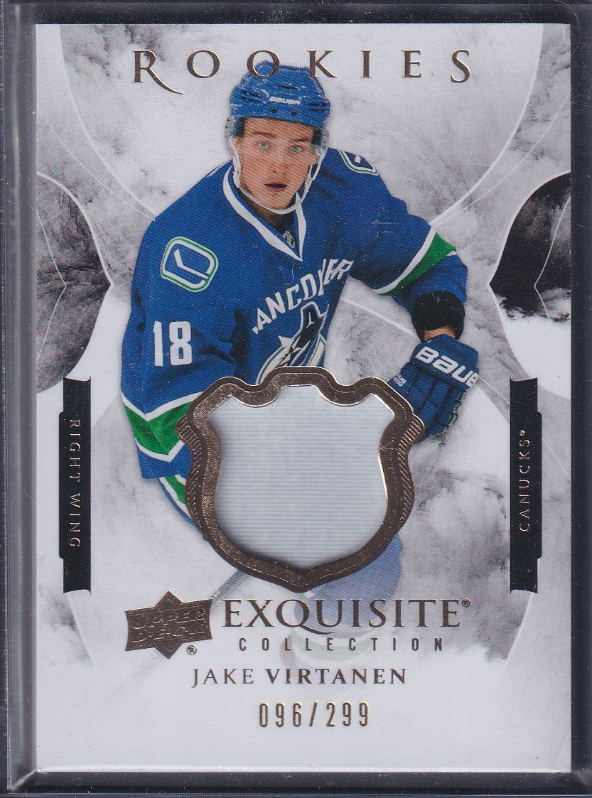 JAKE VIRTANEN - 2015 Upper Deck Exquisite Rookies Patch #R-JV, /299
