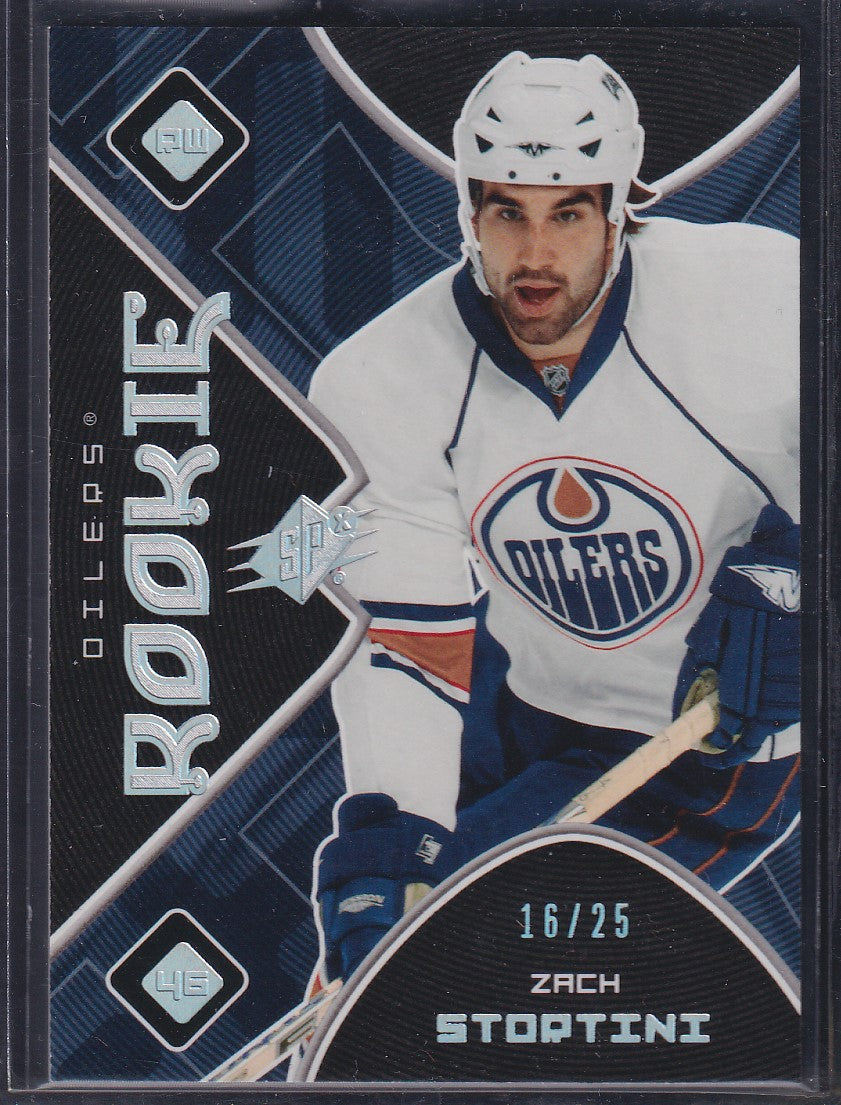 ZACH STORTINI - 2007 Upper Deck SPx Rookie #164, /25