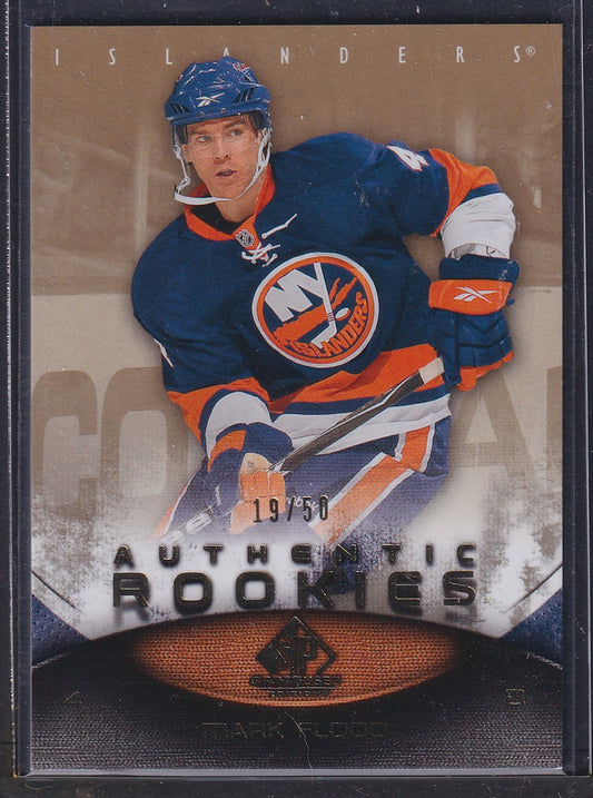 MARK FLOOD - 2010 SP Game Used Authentic Rookies #128, /50
