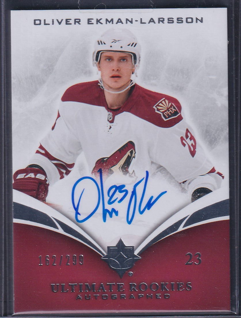 OLIVER EKMAN-LARSSON - 2010 Upper Deck Ultimate Rookies Auto #129, /299
