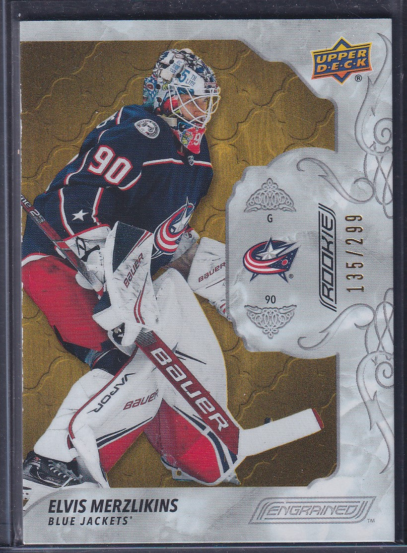 ELVIS MERZLIKINS - 2019 Upper Deck Engrained Rookie #59, /299