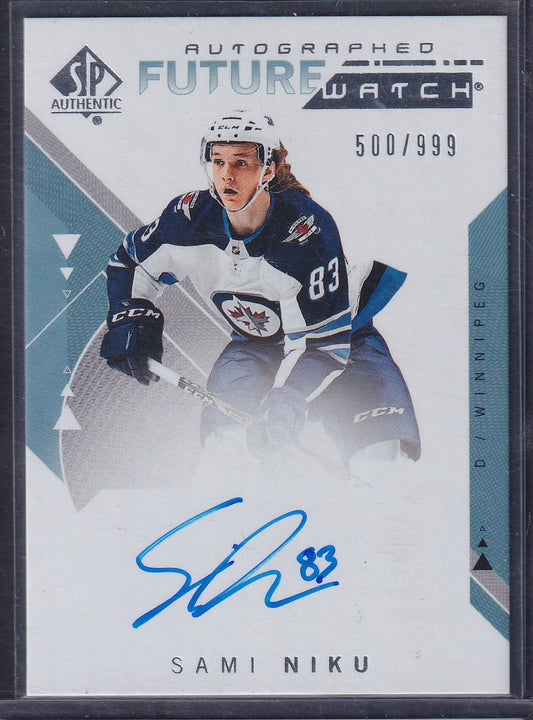 SAMI NIKU - 2018 SP Authentic Future Watch Auto #178, /999