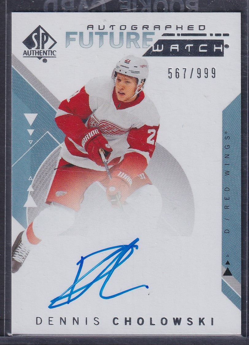 DENNIS CHOLOWSKI - 2018 SP Authentic Future Watch Auto #213, /999