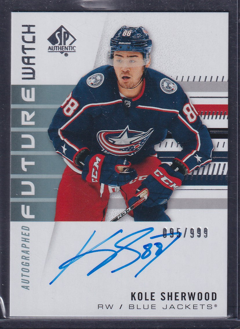 KOLE SHERWOOD - 2019 SP Authentic Future Watch Auto #177, /999