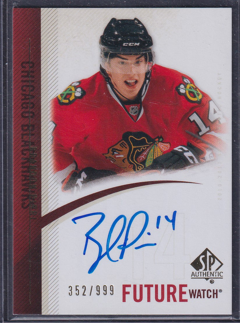BRANDON PIRRI - 2010 SP Authentic Future Watch Auto #286, /999