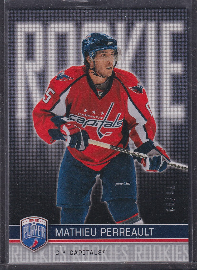 MATHIEU PERREAULT - 2008 Be a Player BAP Rookie #RR-288, /99