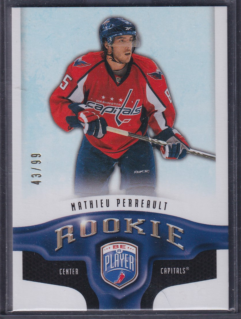 MATHIEU PERREAULT - 2008 Be a Player BAP Rookie #RR-288, /99