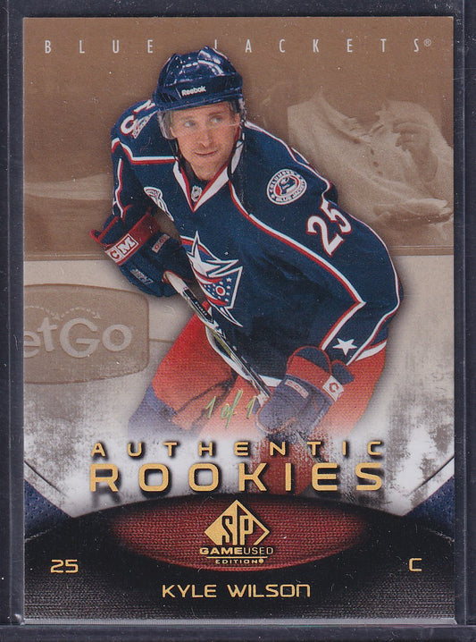 KYLE WILSON - 2010 SP Game Used Authentic Rookies #110, 1/1
