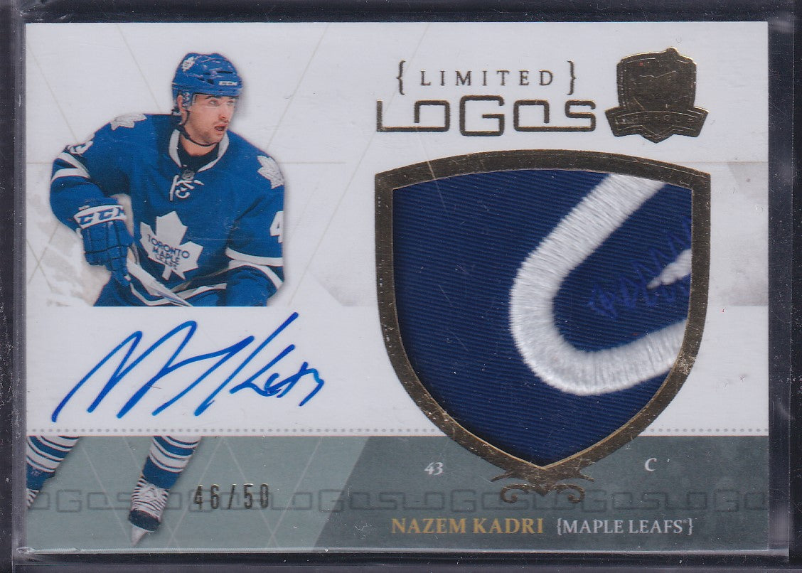 NAZEM KADRI - 2010 The Cup Limited Logos Auto Patch #LL-NK, /50