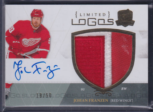 JOHAN FRANZEN - 2010 The Cup Limited Logos Auto Patch #LL-JF, /50