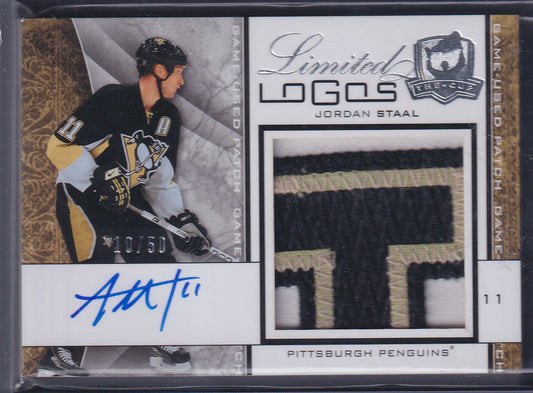 JORDAN STAAL - 2008 The Cup Limited Logos Auto Patch #LL-ST, /50