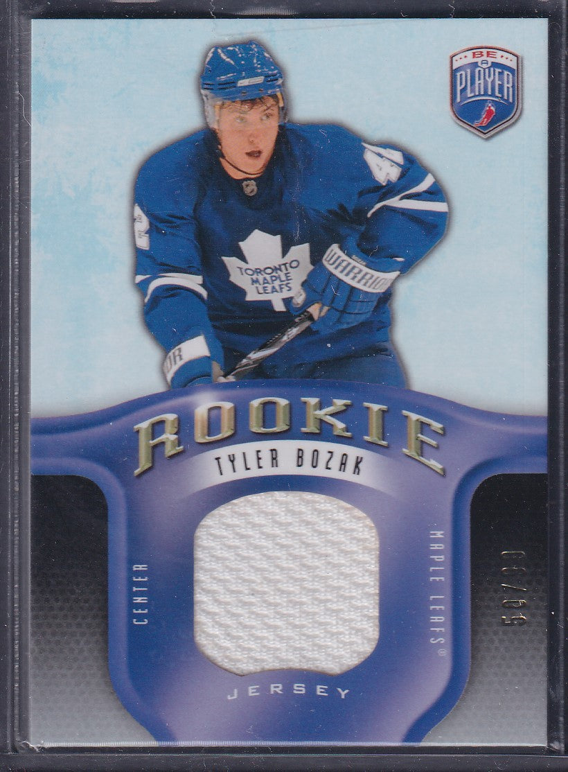TYLER BOZAK - 2008 Be a Player BAP Rookie Jersey Patch #RR-302, /99