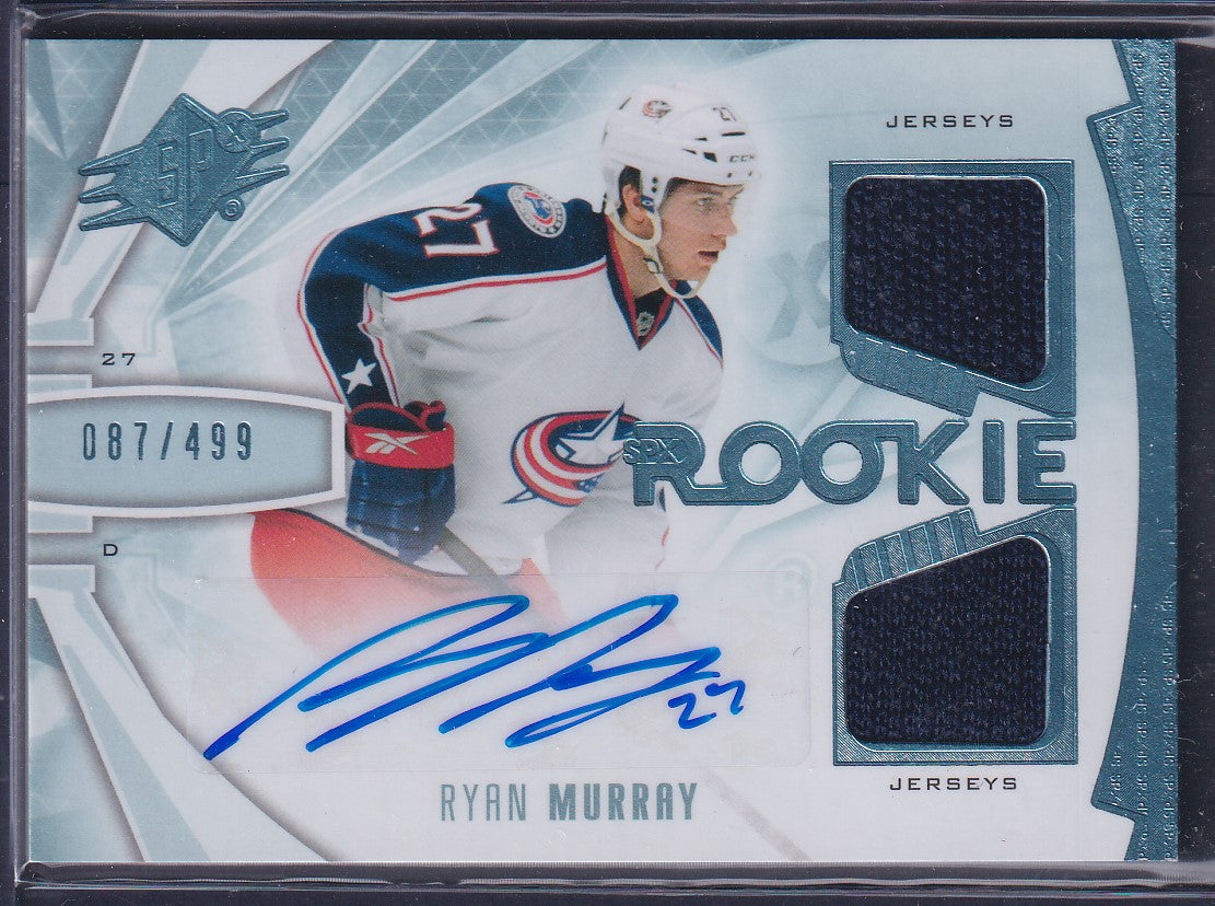 RYAN MURRAY - 2013 SPx Rookie Auto Patch #162, /499