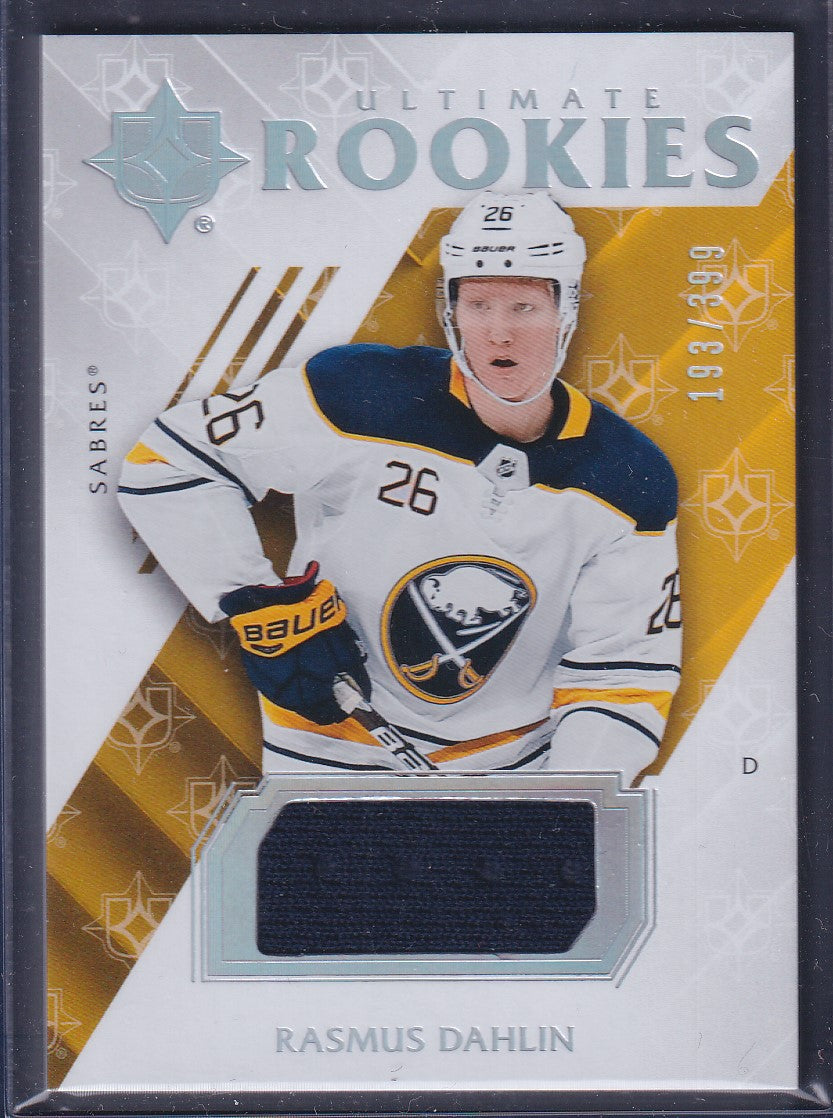 RASMUS DAHLIN - 2018 Ultimate Rookies Jersey Patch #98, /399