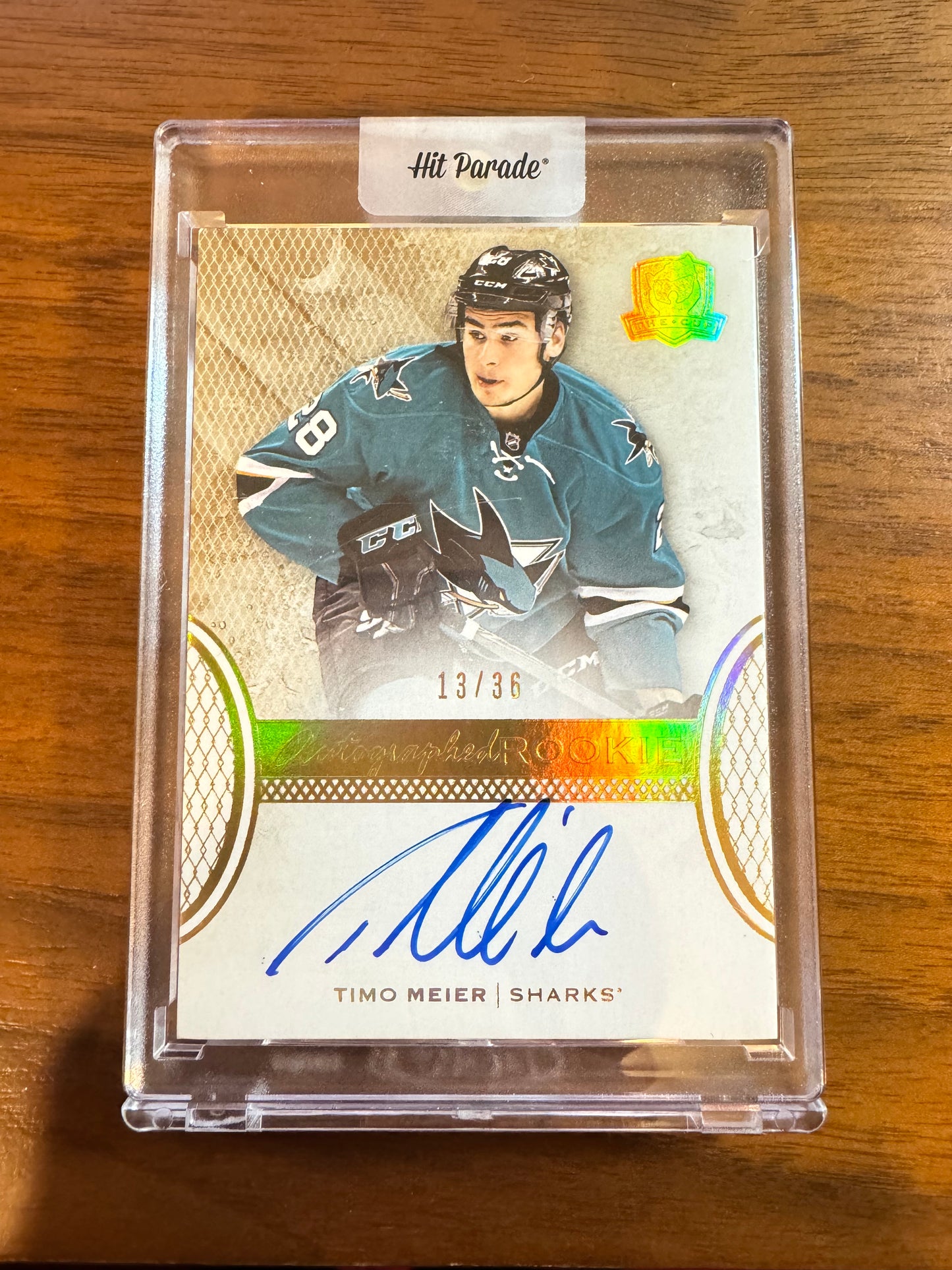 TIMO MEIER - 2016 The Cup Autographed Rookie Auto #132, /36