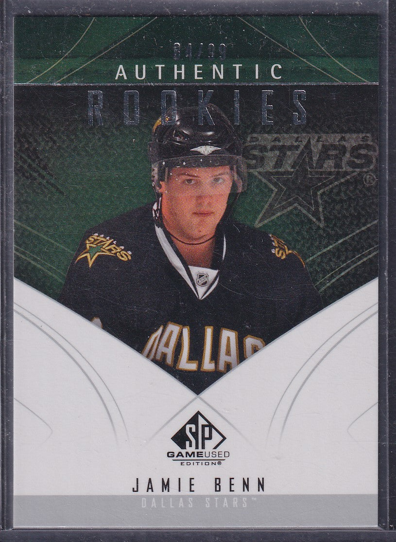 JAMIE BENN - 2009 SP Game Used Authentic Rookies #191, /99