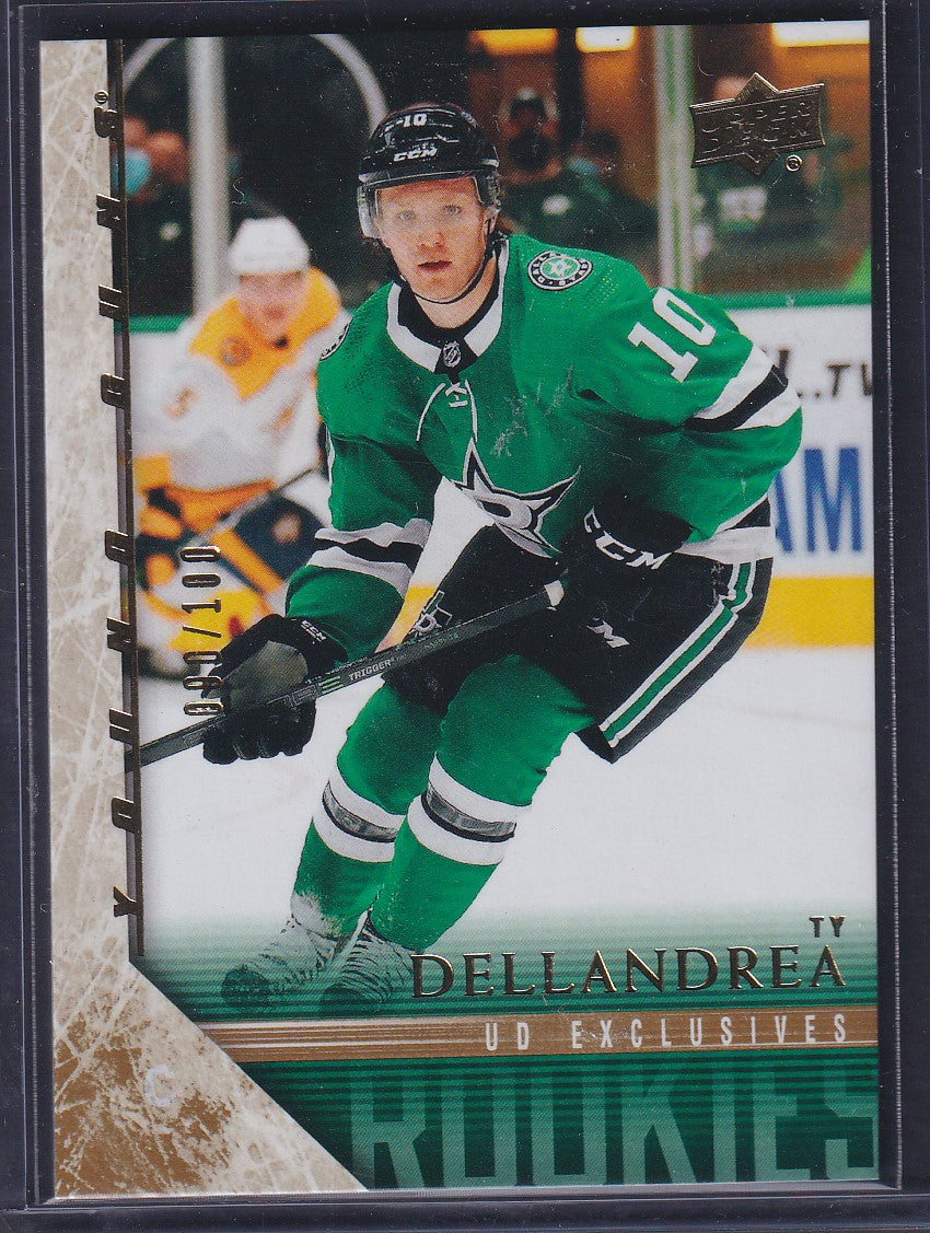 TY DELLANDREA - 2020 Upper Deck Young Guns Retro EXCLUSIVES #T-86, /100