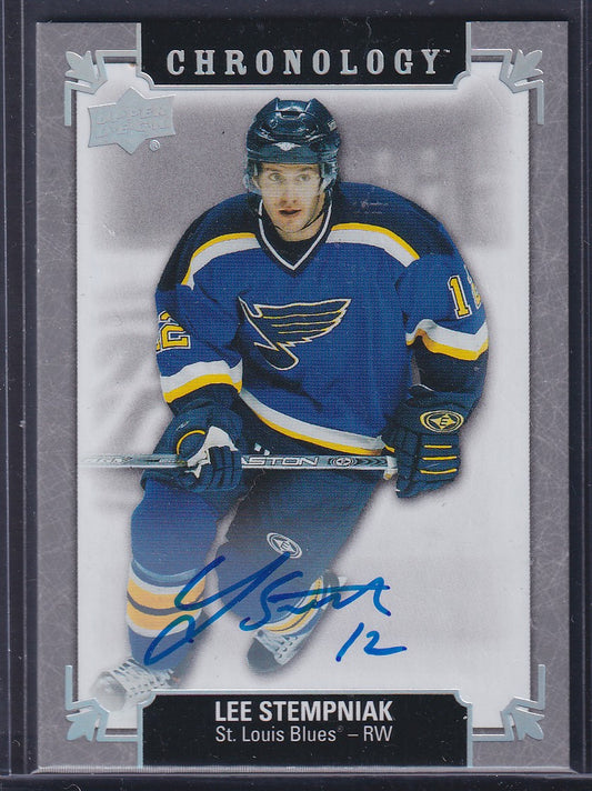 LEE STEMPNIAK - 2019 Upper Deck Chronology Auto #FH-ST-LS