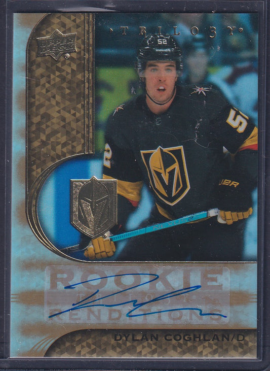 DYLAN COGHLAN - 2020 Upper Deck Trilogy Rooke Renditions Auto #RR-13