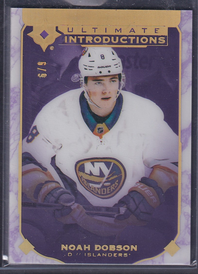 NOAH DOBSON - 2019 Upper Deck Ultimate Introductions Rookie #UI-15, /9