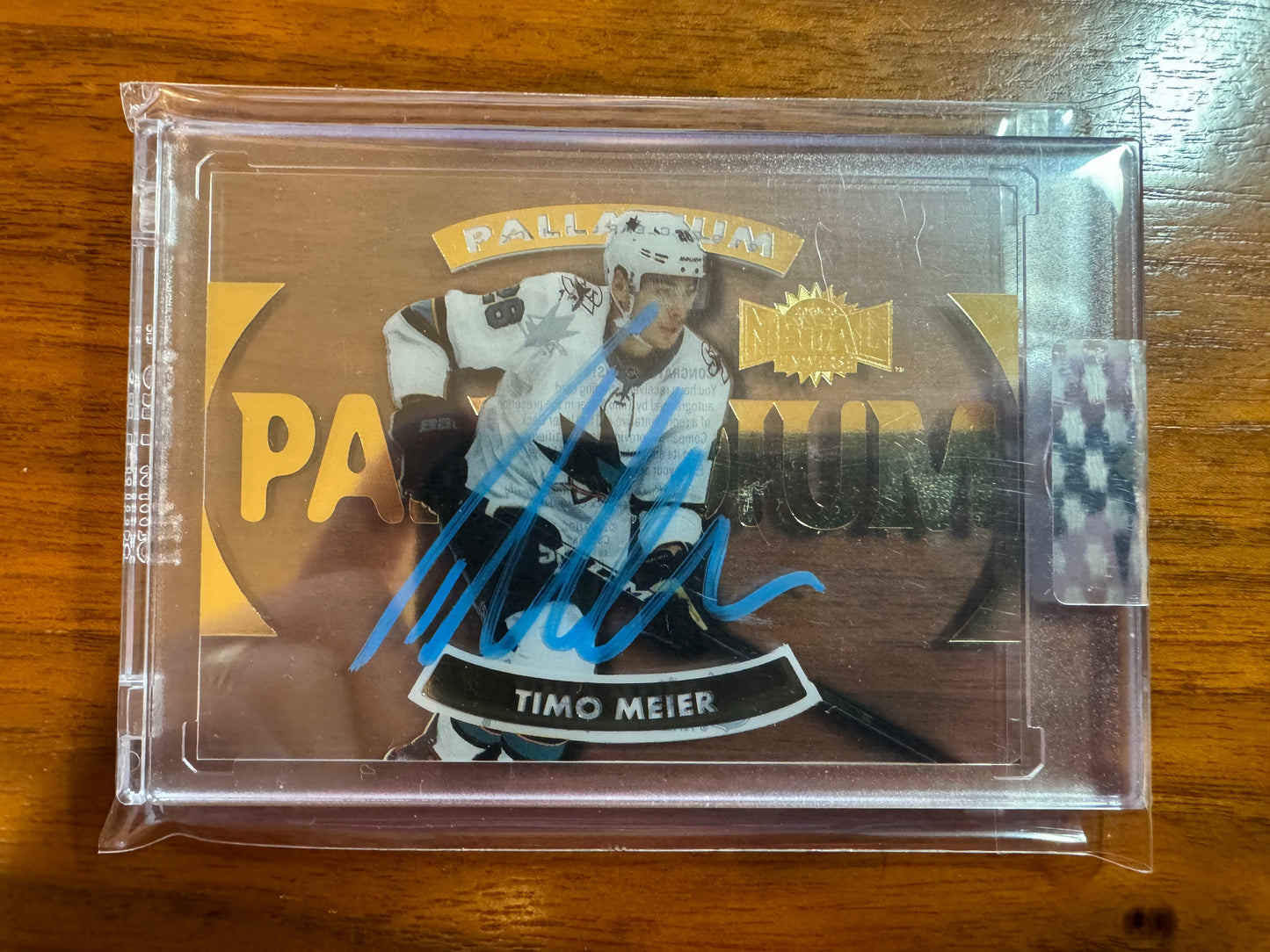 TIMO MEIER - 2019 Upper Deck Clear Cut Palladium Auto #T-TM