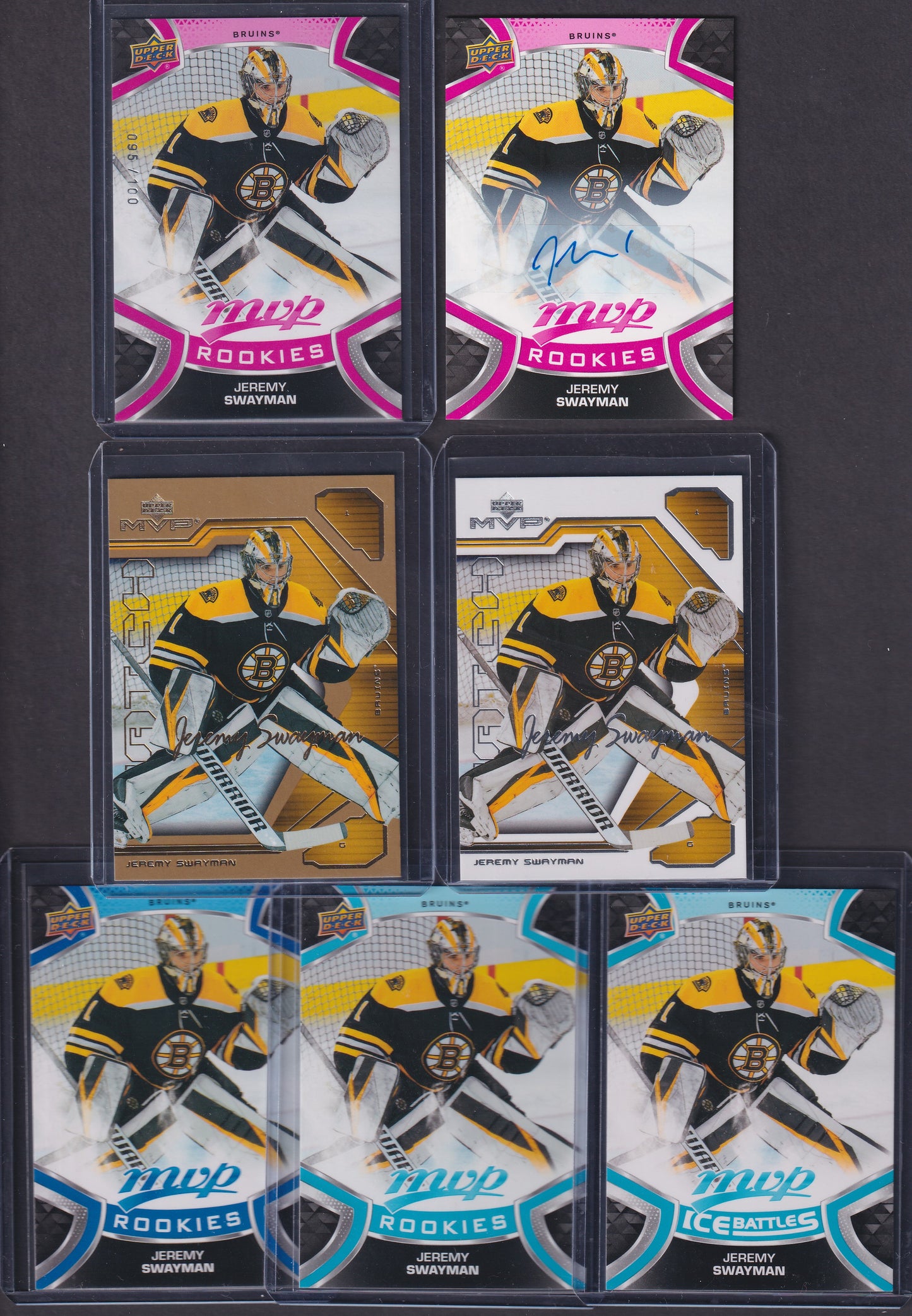 JEREMY SWAYMAN - 2021 Upper Deck MVP Rookie RAINBOW - /5, /25, Auto, etc.