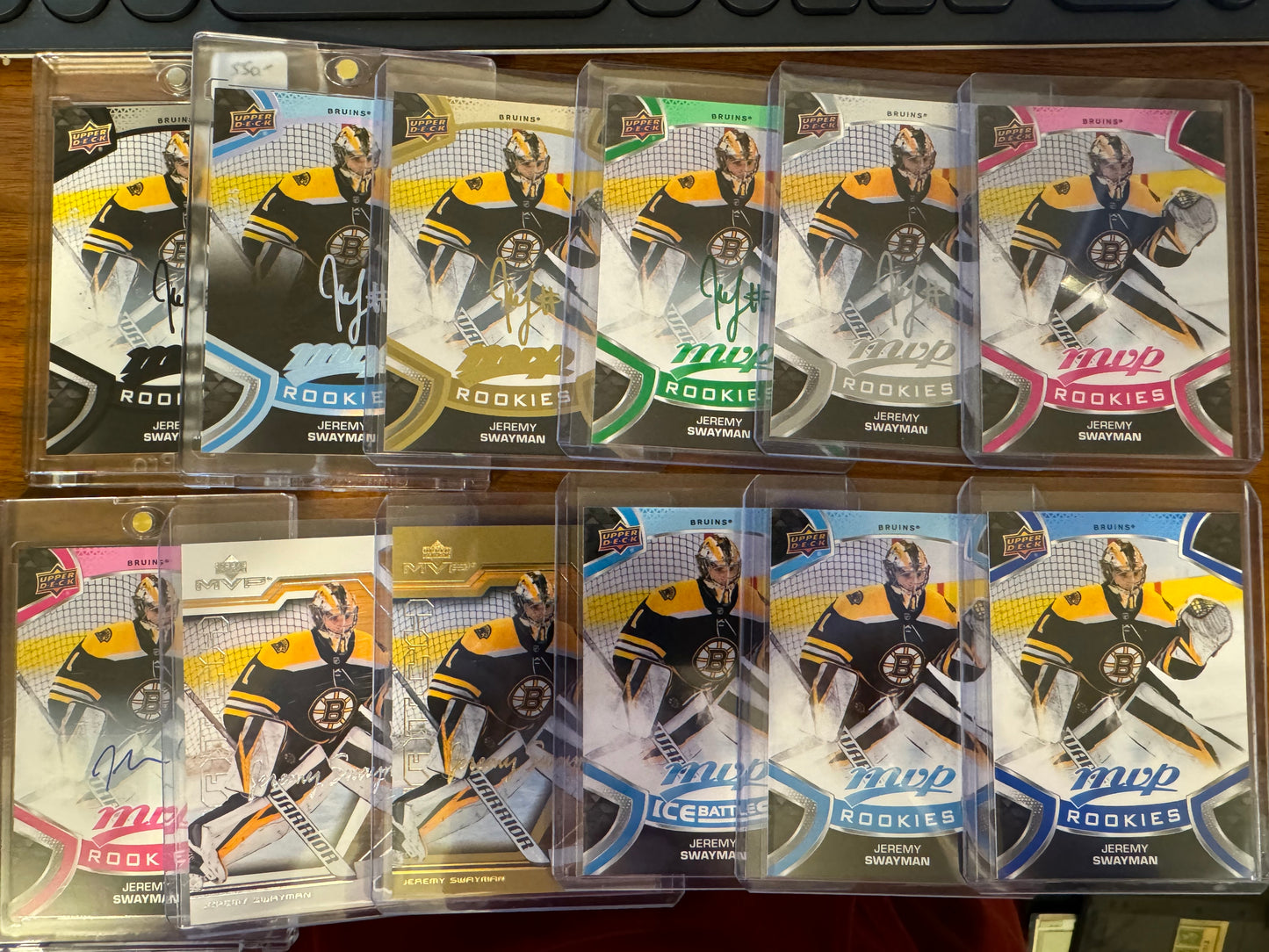 JEREMY SWAYMAN - 2021 Upper Deck MVP Rookie RAINBOW - /5, /25, Auto, etc.