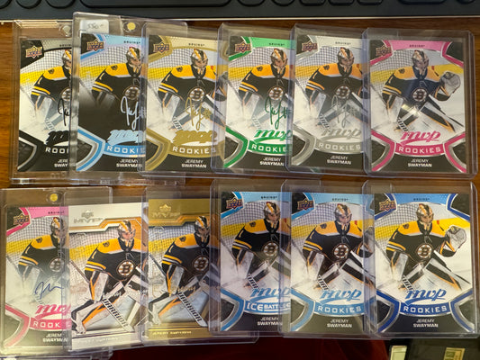 JEREMY SWAYMAN - 2021 Upper Deck MVP Rookie RAINBOW - /5, /25, Auto, etc.