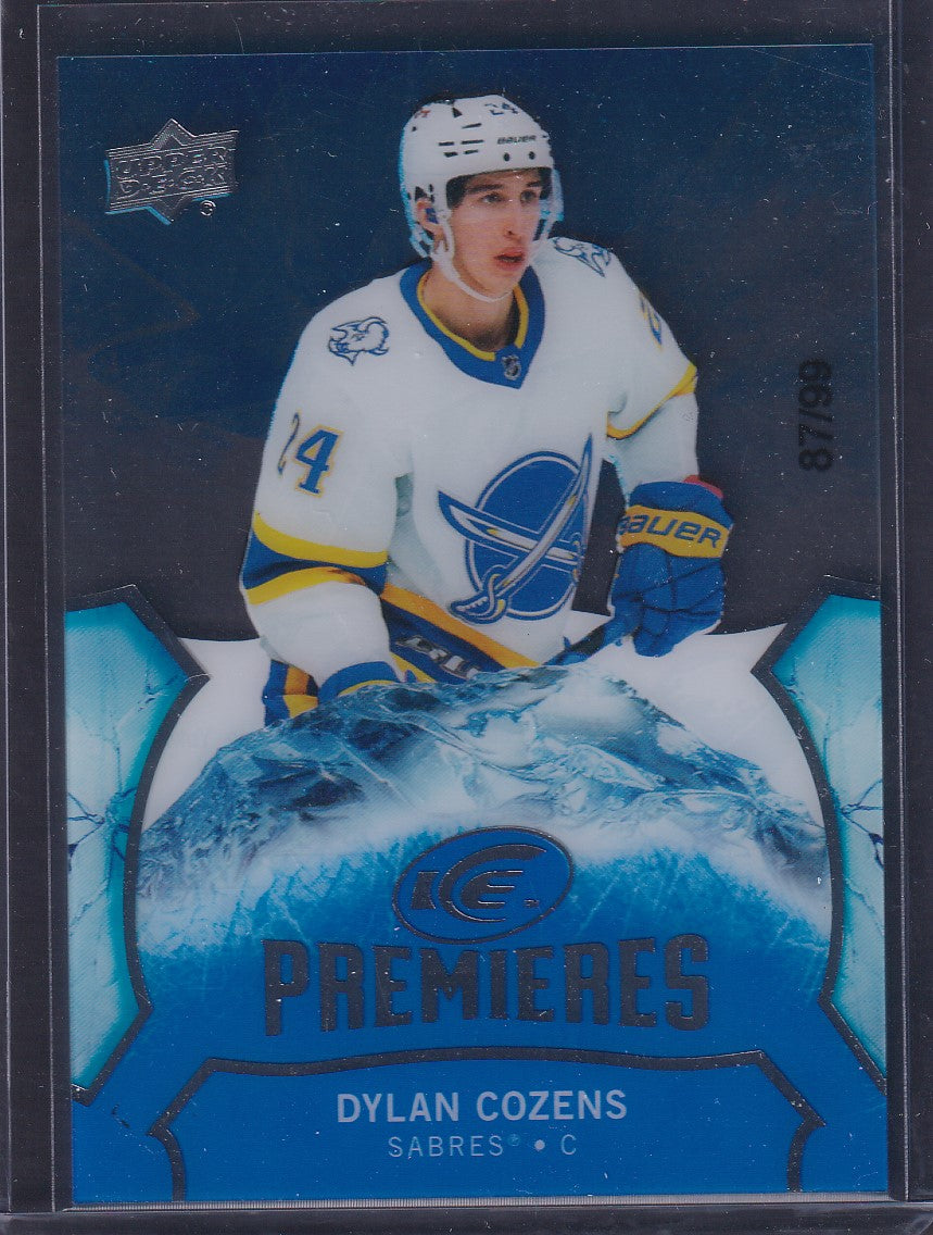 DYLAN COZENS - 2020 Upper Deck Ice Premieres #196, /99